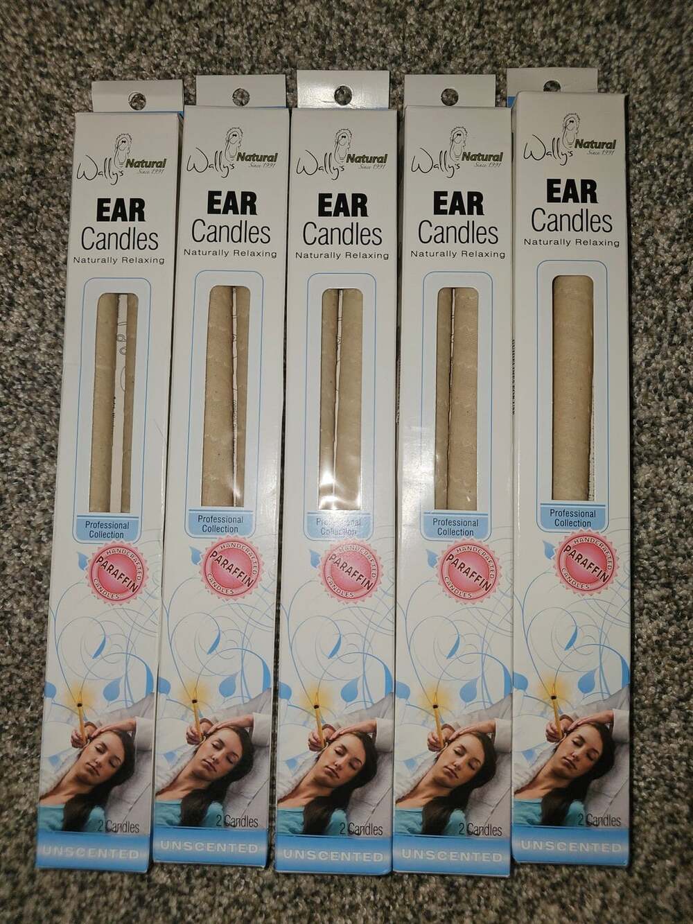 Wally's Natural Ear Candles 5 Pack Unscented